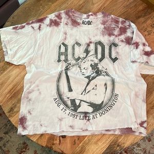 AC/DC CROP T-SHIRT